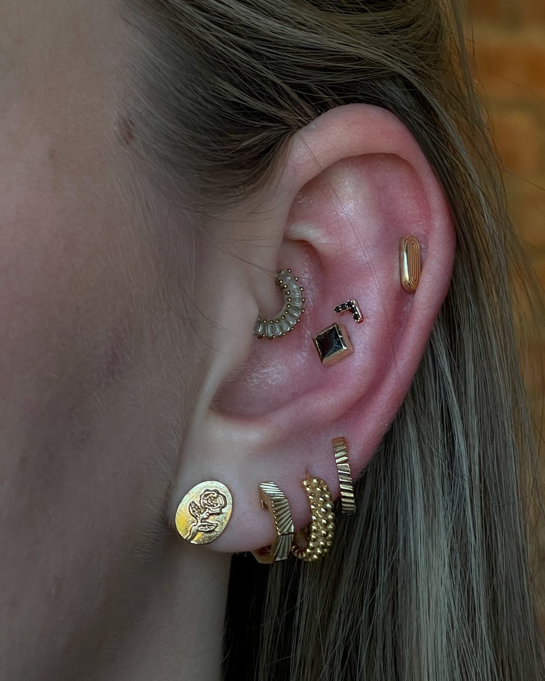 Ear curation featuring Double Conch
