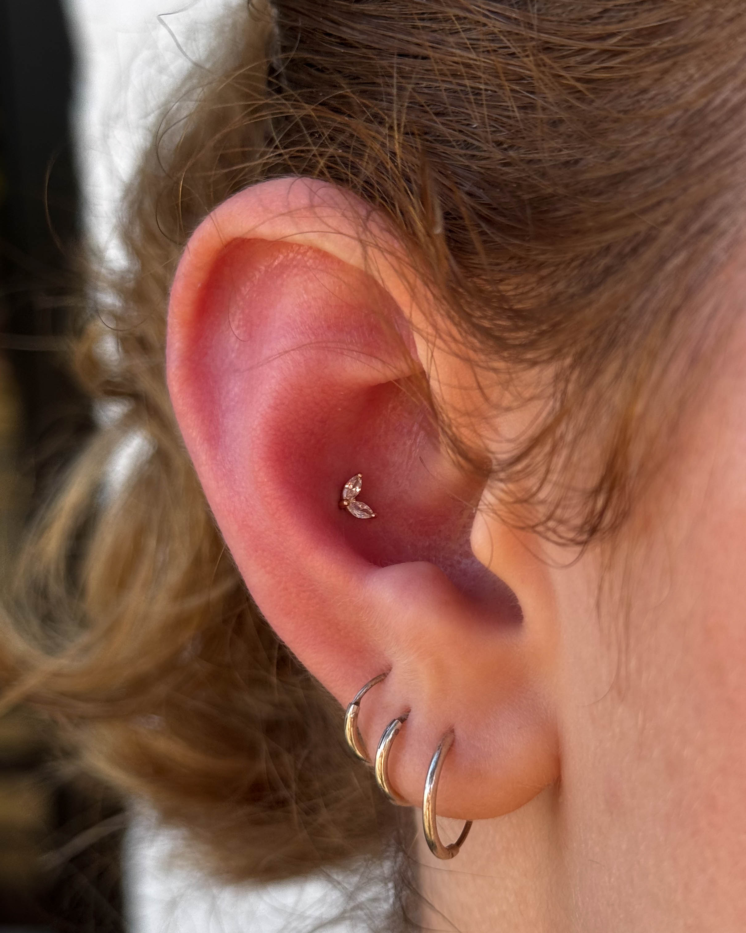 New conch piercing by Stab Daddy Bri, Oxford