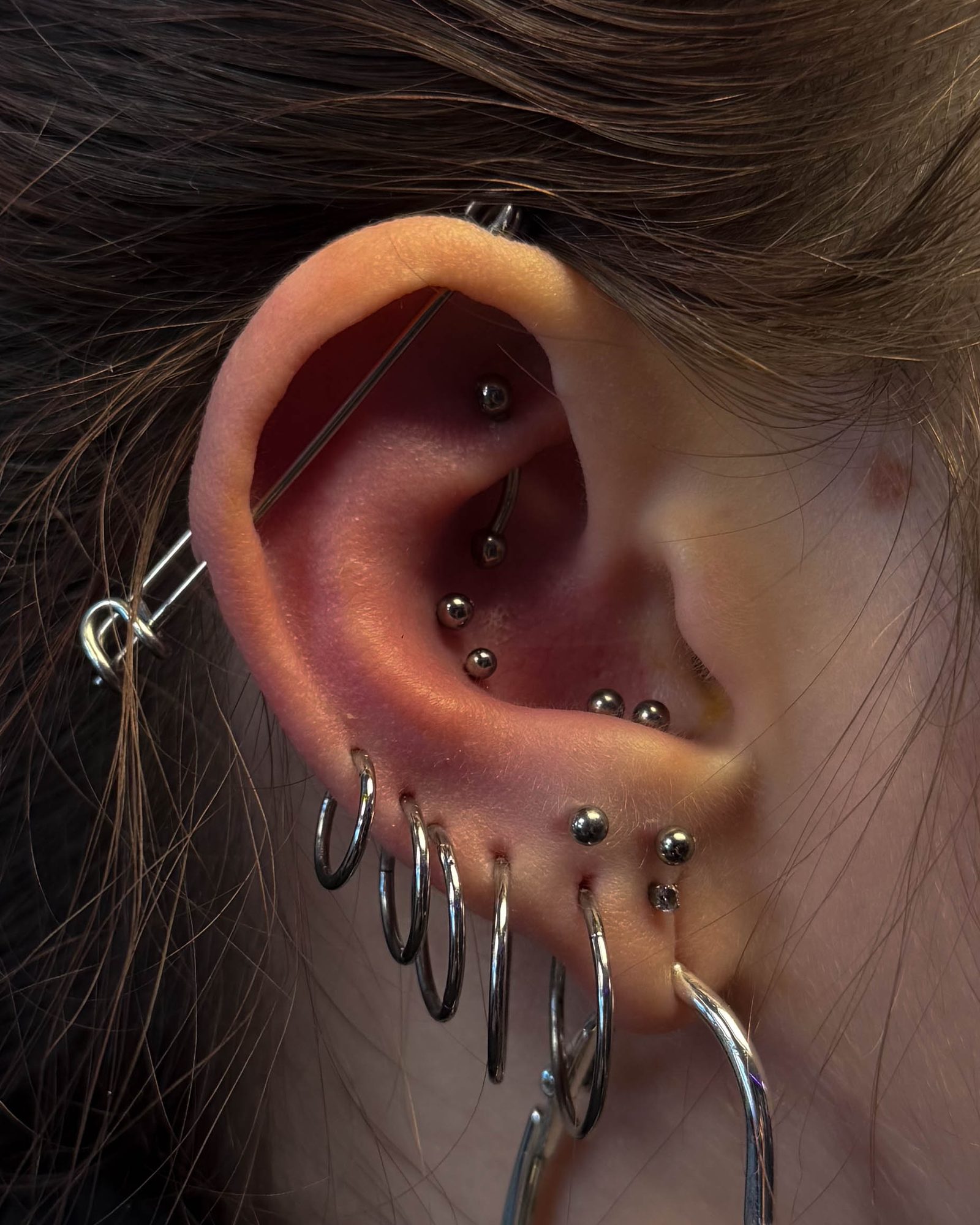 14ct gold piercing jewellery by Stab Daddy Bri, Boston MA